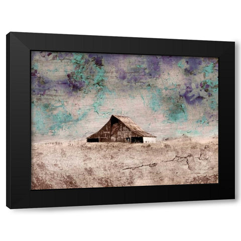 January Black Modern Wood Framed Art Print with Double Matting by Mabat, Ynon