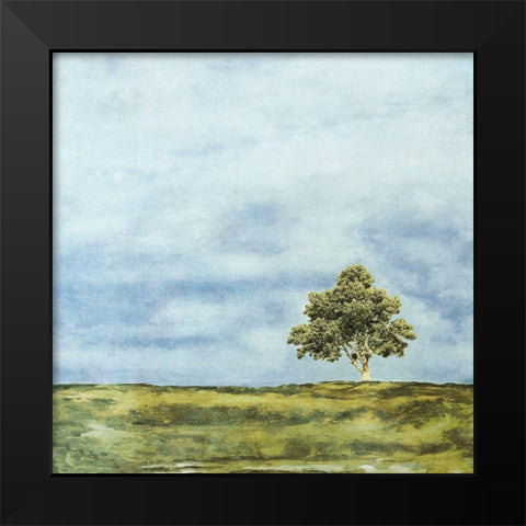 Summer Oak Black Modern Wood Framed Art Print by Mabat, Ynon