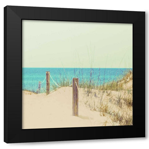 Beyond the Horizon II Black Modern Wood Framed Art Print with Double Matting by Peck, Gail
