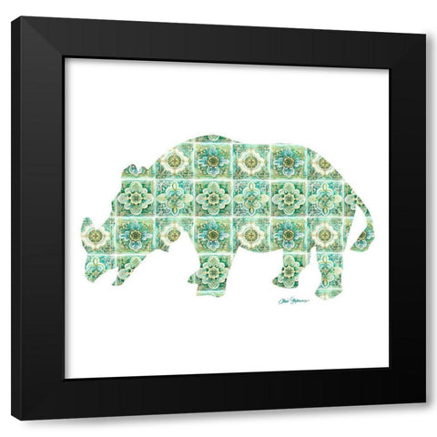 French Wild II Black Modern Wood Framed Art Print by Gaynor, Janice