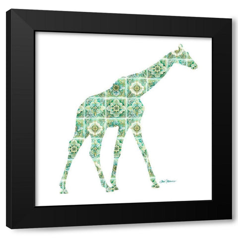 French Wild I Black Modern Wood Framed Art Print with Double Matting by Gaynor, Janice
