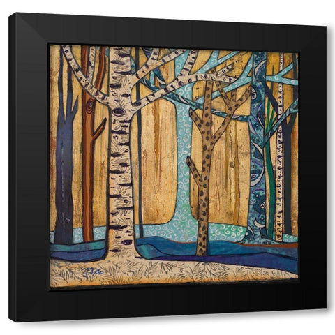 Mother Nature I Black Modern Wood Framed Art Print with Double Matting by Pinto, Patricia