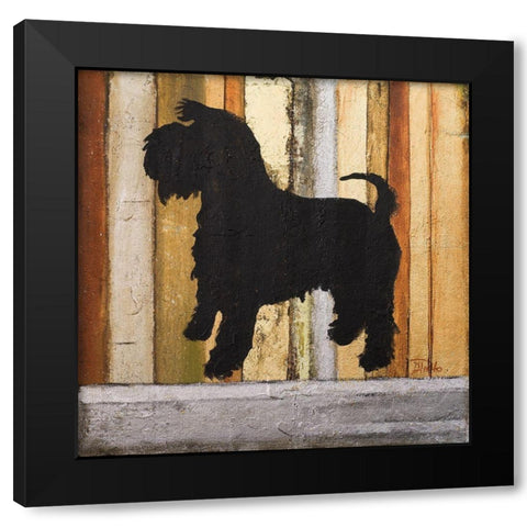 Best Friend I Black Modern Wood Framed Art Print with Double Matting by Pinto, Patricia