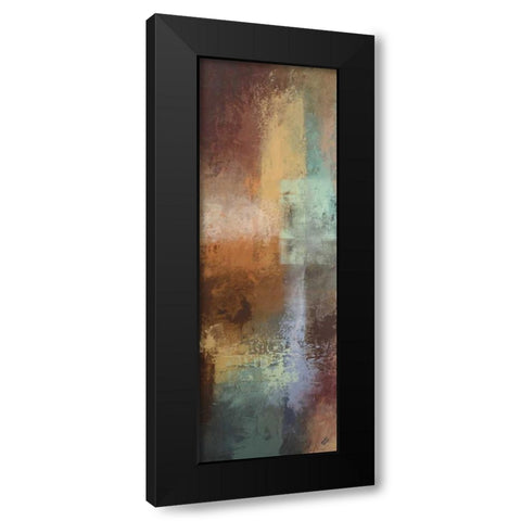 Escape into Abstraction Panel II Black Modern Wood Framed Art Print by Marcon, Michael