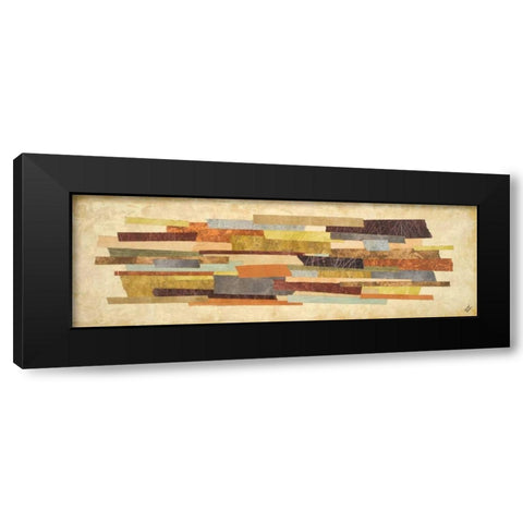 Elemental I Black Modern Wood Framed Art Print with Double Matting by Marcon, Michael
