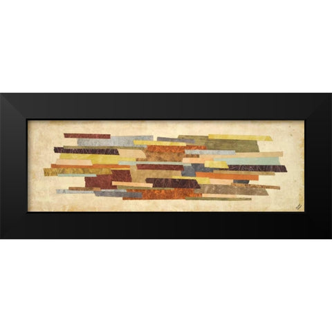 Elemental II Black Modern Wood Framed Art Print by Marcon, Michael