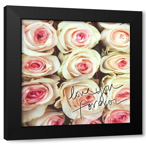 Forever Black Modern Wood Framed Art Print with Double Matting by Peck, Gail