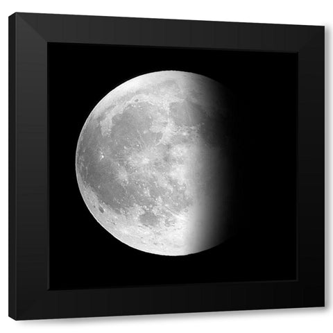 Moon Phase II Black Modern Wood Framed Art Print by Peck, Gail