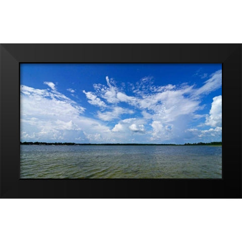 Beautiful Waters Black Modern Wood Framed Art Print by Nawrocke, Bruce