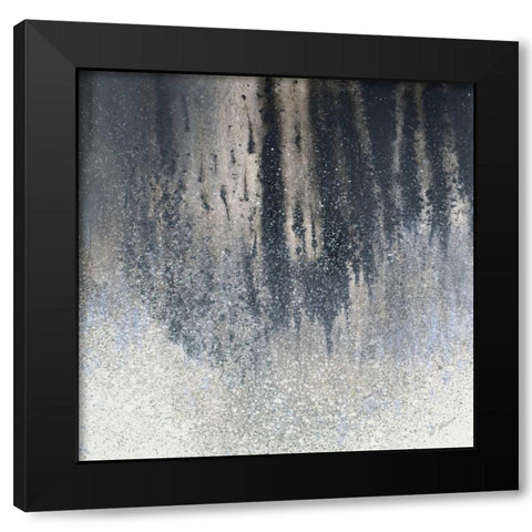 Summer Woods Square II Black Modern Wood Framed Art Print with Double Matting by Mercado, M.