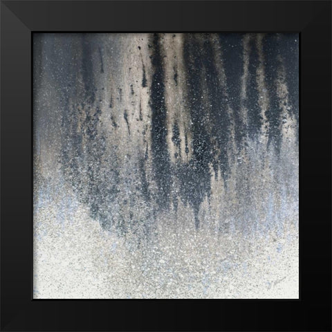 Summer Woods Square II Black Modern Wood Framed Art Print by Mercado, M.