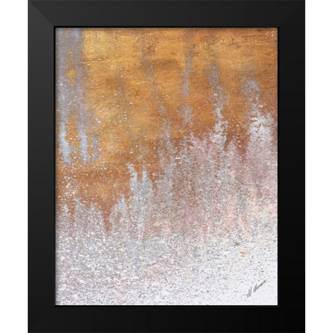 Gold Summer Woods II Black Modern Wood Framed Art Print by Mercado, M.