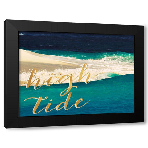 High Waves I Black Modern Wood Framed Art Print by Mansfield, Kathy
