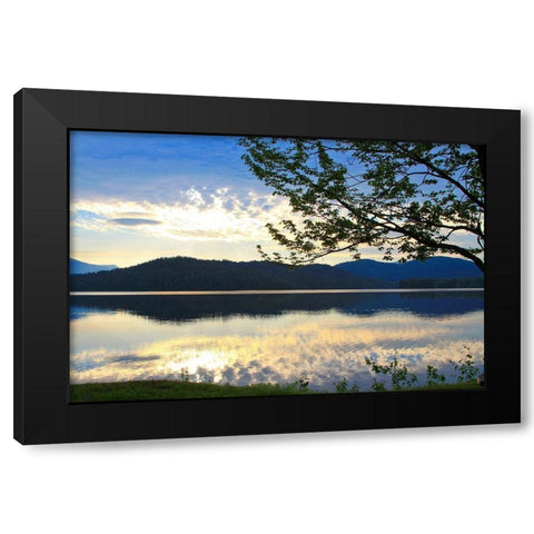 Serene Sunset View Black Modern Wood Framed Art Print by Mansfield, Kathy