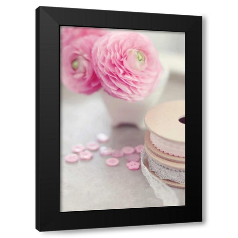 Softy Elegant I Black Modern Wood Framed Art Print by Gardner, Sarah