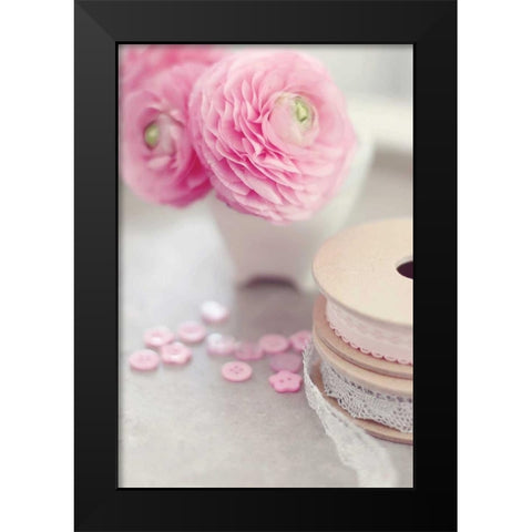 Softy Elegant I Black Modern Wood Framed Art Print by Gardner, Sarah