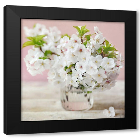 A Beautiful Start Black Modern Wood Framed Art Print with Double Matting by Gardner, Sarah