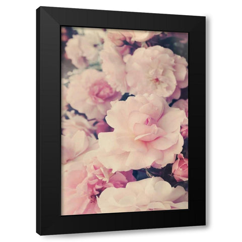 Pink Blossoms I Black Modern Wood Framed Art Print by Gardner, Sarah