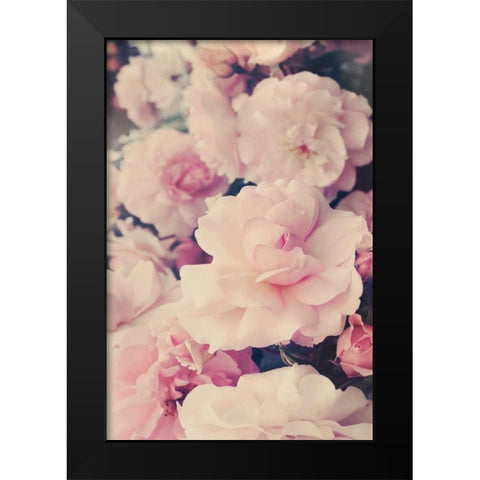 Pink Blossoms I Black Modern Wood Framed Art Print by Gardner, Sarah