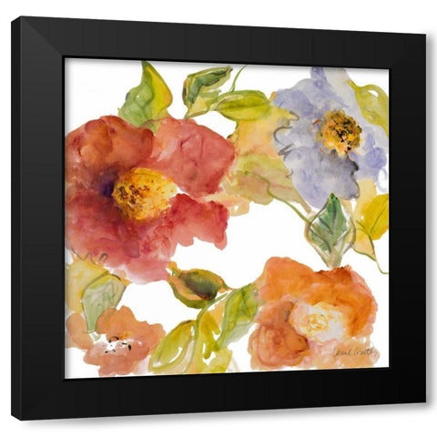 Provence II Black Modern Wood Framed Art Print with Double Matting by Loreth, Lanie