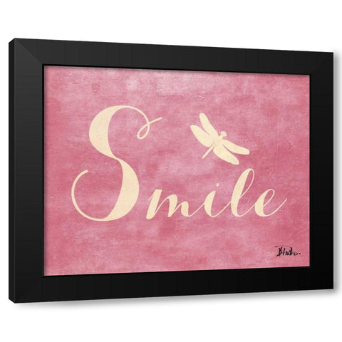 Laugh and Smile II Black Modern Wood Framed Art Print with Double Matting by Pinto, Patricia
