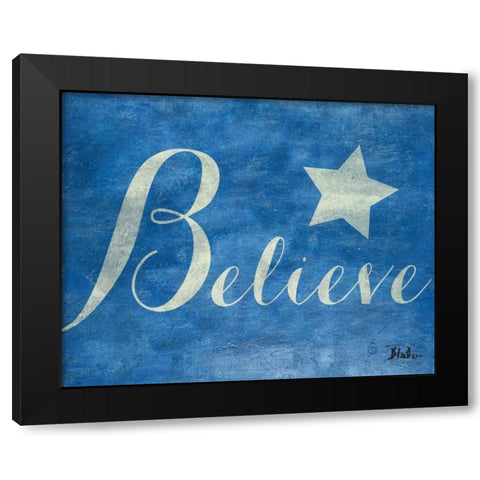 Create Believe II Black Modern Wood Framed Art Print with Double Matting by Pinto, Patricia