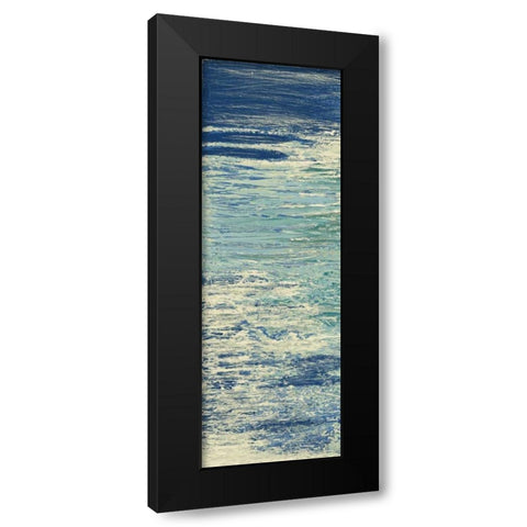 The Lake Panel I Black Modern Wood Framed Art Print by Mercado, M.