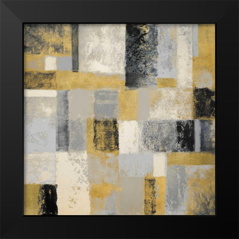 Mid Winter Geometry I Black Modern Wood Framed Art Print by Marcon, Michael