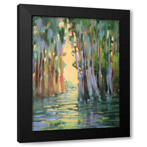Through the Marsh I Black Modern Wood Framed Art Print by Slivka, Jane