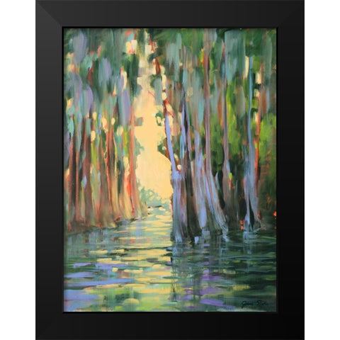 Through the Marsh I Black Modern Wood Framed Art Print by Slivka, Jane
