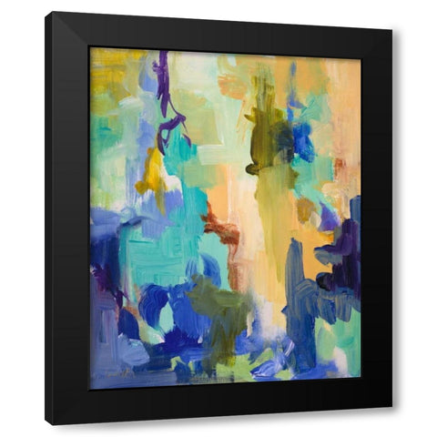Serenade I Black Modern Wood Framed Art Print with Double Matting by Loreth, Lanie