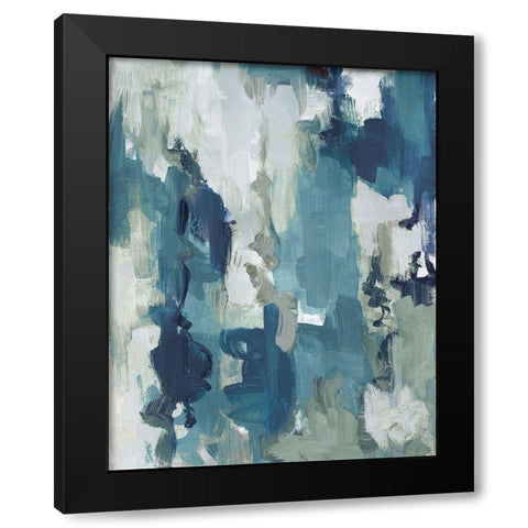 Cool Serenade II Black Modern Wood Framed Art Print with Double Matting by Loreth, Lanie