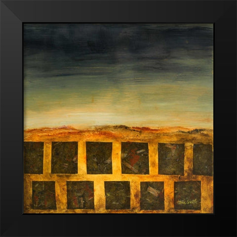 Modern Landscape I Black Modern Wood Framed Art Print by Loreth, Lanie