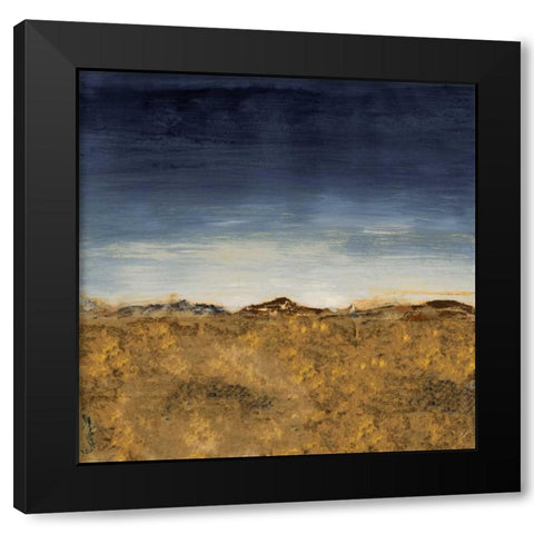 Blue Modern Landscape II Black Modern Wood Framed Art Print by Loreth, Lanie