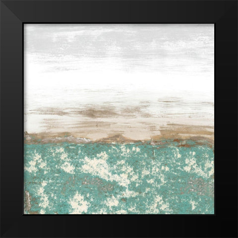 Modern Landscape Abstract Black Modern Wood Framed Art Print by Loreth, Lanie