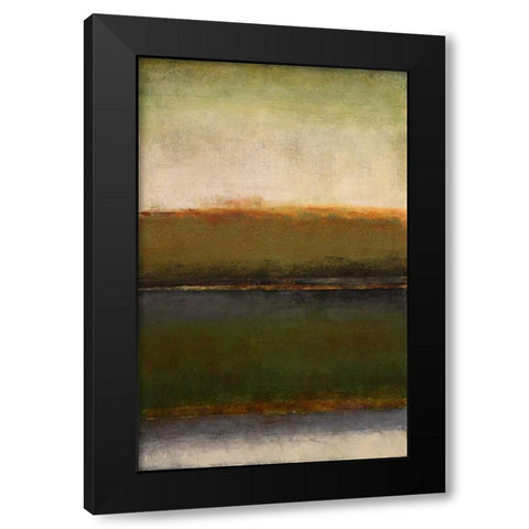 Mossy Landscape Black Modern Wood Framed Art Print by Loreth, Lanie