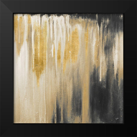 Gold Paysage I Black Modern Wood Framed Art Print by Pinto, Patricia