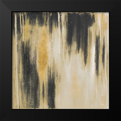 Gold Paysage II Black Modern Wood Framed Art Print by Pinto, Patricia