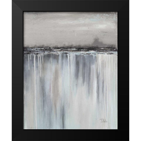 Muted Paysage II Black Modern Wood Framed Art Print by Pinto, Patricia