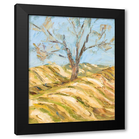 During Winter Black Modern Wood Framed Art Print with Double Matting by French-Roussia, Heather A.