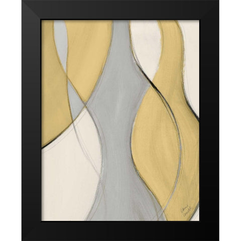 Tranquil Coalescence II Black Modern Wood Framed Art Print by Loreth, Lanie