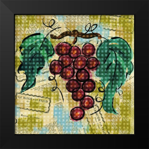 Fashion Fruit III Black Modern Wood Framed Art Print by Biscardi, Nicholas