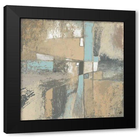 Cool Tangent I Black Modern Wood Framed Art Print by Marcon, Michael