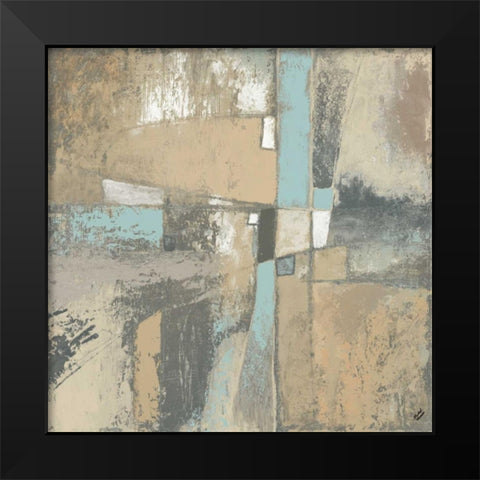 Cool Tangent I Black Modern Wood Framed Art Print by Marcon, Michael