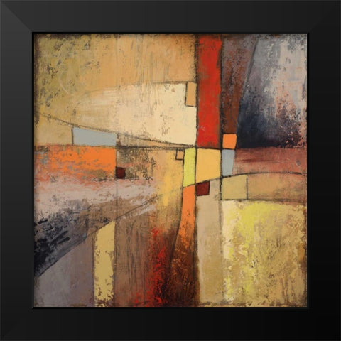 Tangent I Black Modern Wood Framed Art Print by Marcon, Michael