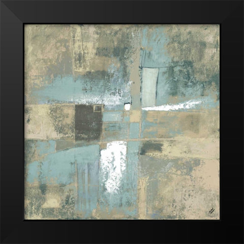 Cool Tangent II Black Modern Wood Framed Art Print by Marcon, Michael