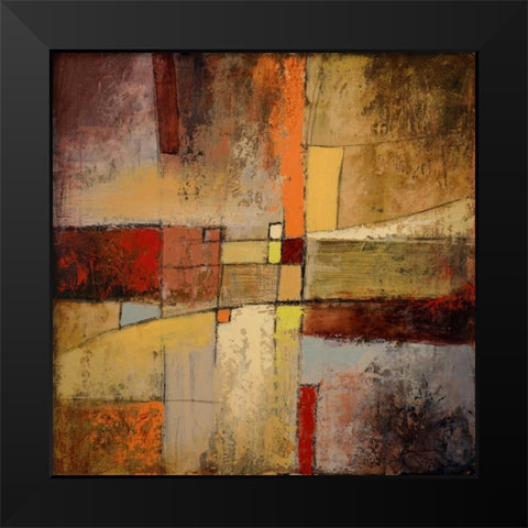 Tangent II Black Modern Wood Framed Art Print by Marcon, Michael