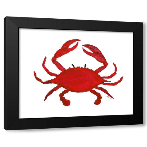Pincher I Black Modern Wood Framed Art Print by Edwins, Hugo