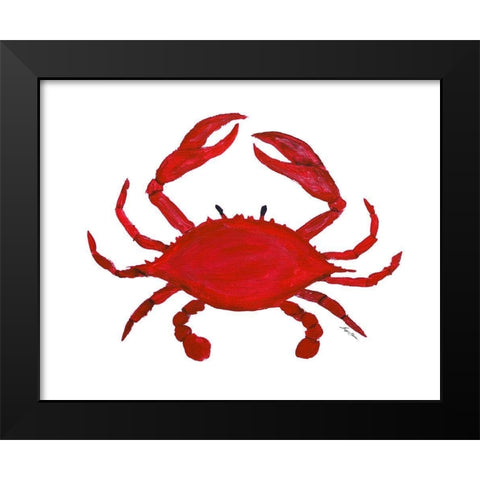 Pincher I Black Modern Wood Framed Art Print by Edwins, Hugo