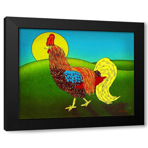 Bright and Early I Black Modern Wood Framed Art Print with Double Matting by Edwins, Hugo